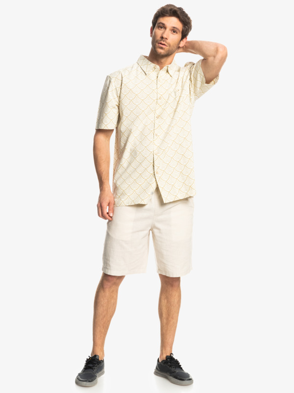 Waterman Typhoon Waves Short Sleeve Shirt