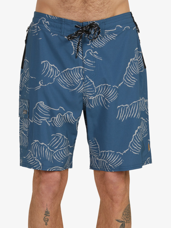 Waterman Paddler Print 19" Boardshorts