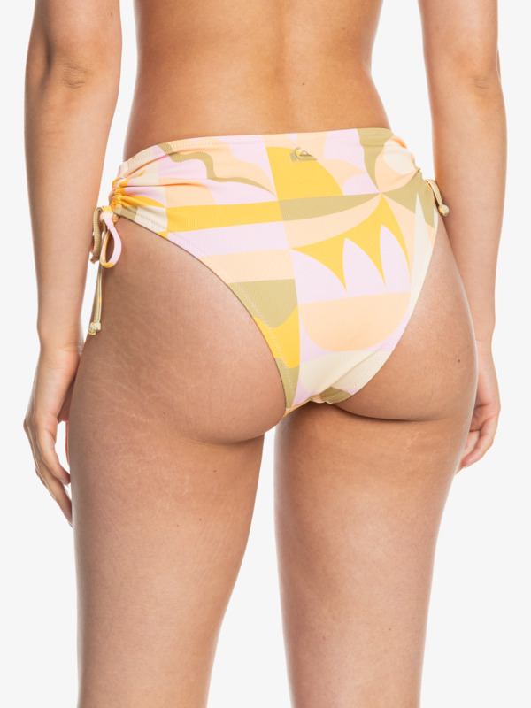 Quiksilver Womens Classic High Waist Ruched Bikini Bottoms