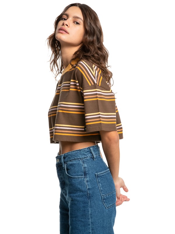 Quiksilver Womens Road Song Crop T-Shirt