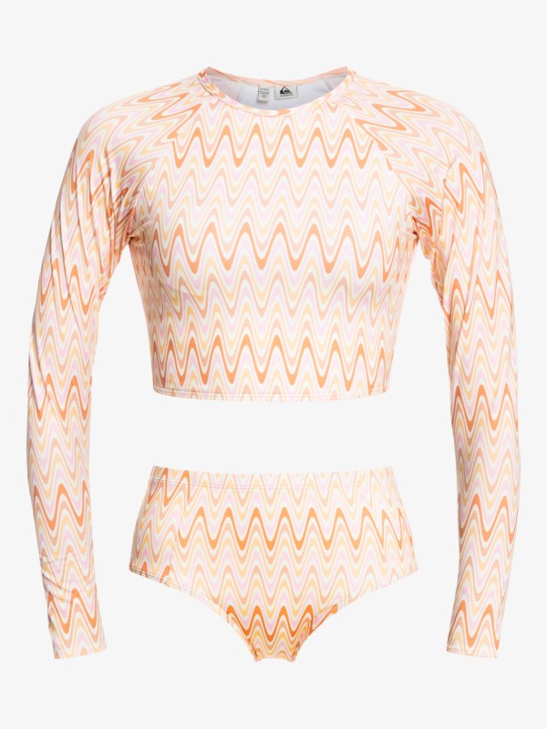 Quiksilver Womens Classic Long Sleeve Crop Surf Set