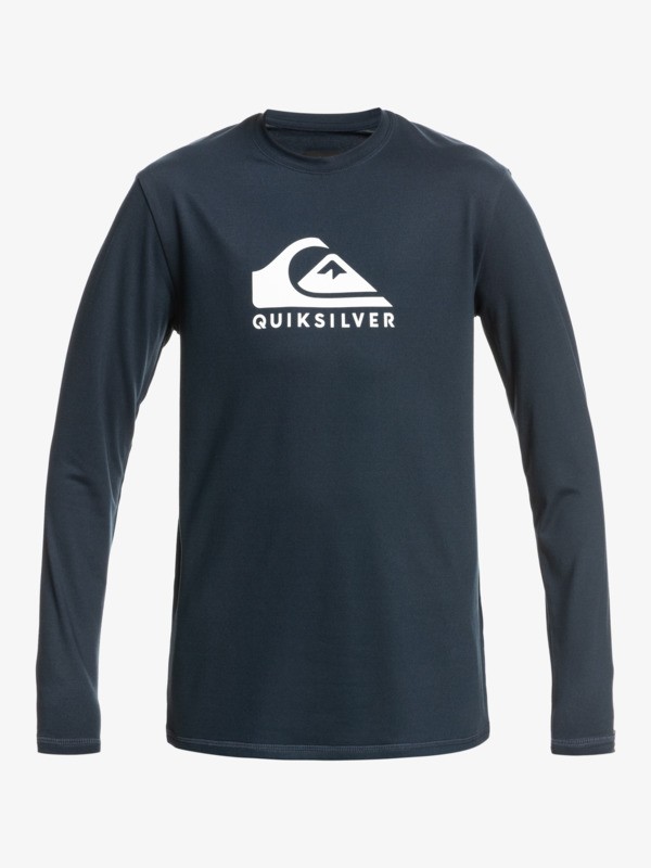 Boy's 8-16 Solid Streak Long Sleeve Upf 50 Surf T-Shirt