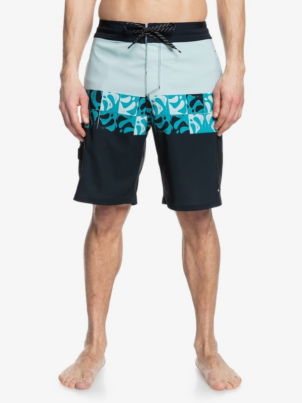 Waterman Angler Stripe 20" Beachshorts
