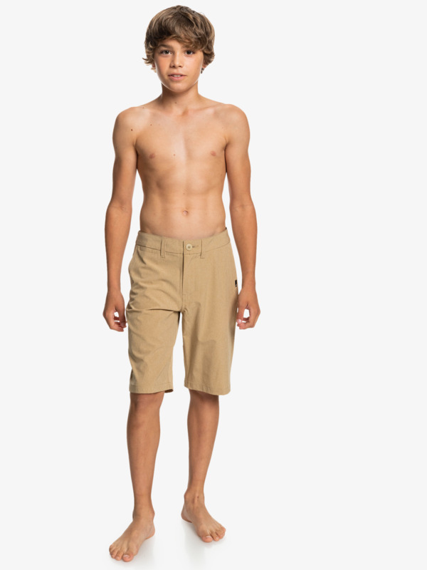 Boy's 8-16 Union Heather Amphibian 19" Hybrid Shorts