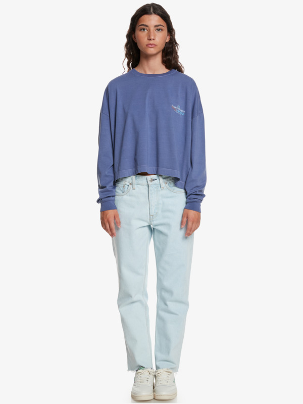 Quiksilver Womens Cropped Long Sleeve T-Shirt