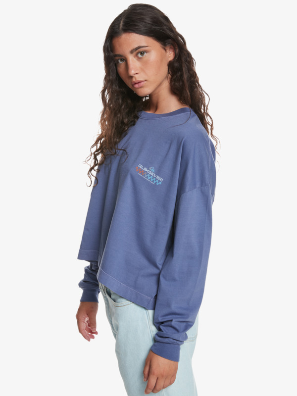 Quiksilver Womens Cropped Long Sleeve T-Shirt