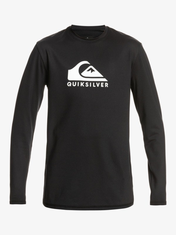 Boy's 8-16 Solid Streak Long Sleeve Upf 50 Surf T-Shirt