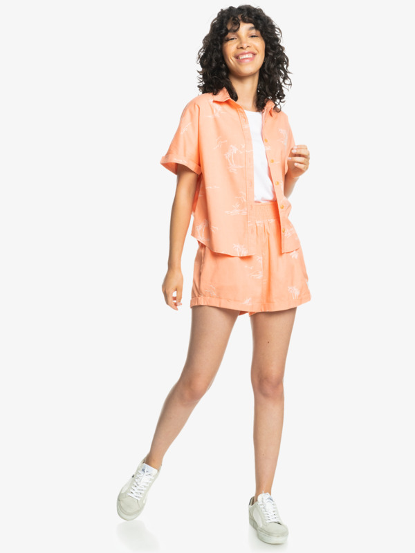 Quiksilver Womens Sundaze Trip Short Sleeve Shirt