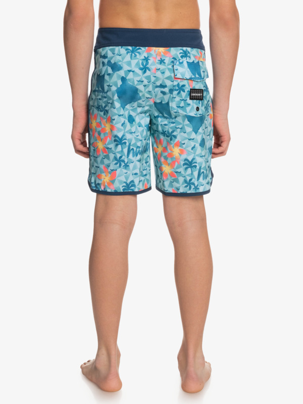 Boy's 8-16 SurfSilk Hawaii Scallop 16" Boardshorts