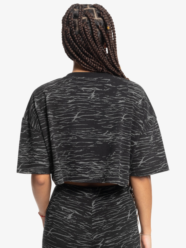 Quiksilver x Stranger Things Women's Upside Down Cropped T-Shirt