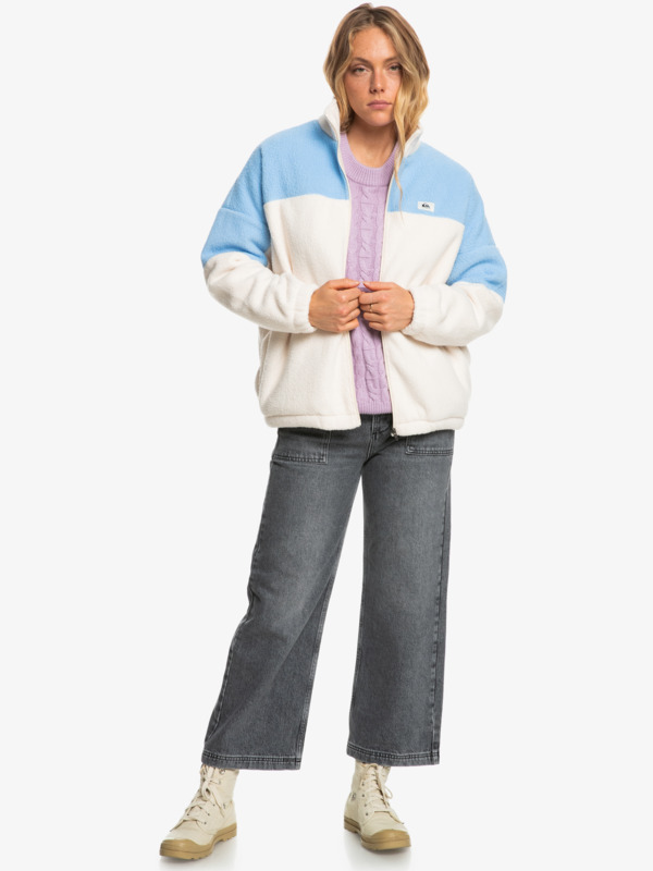 Quiksilver Womens West Freeland Zip-Up Fleece Jacket