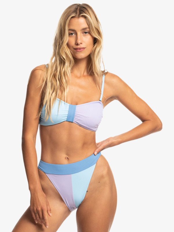 Quiksilver x Stranger Things Women's Lenora High Cut Bikini Bottoms