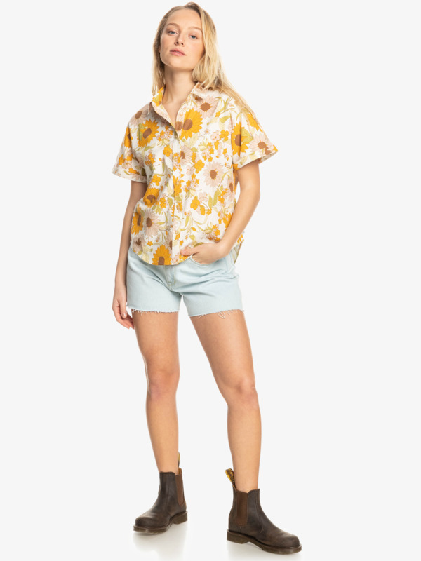 Quiksilver Womens Sundaze Trip Short Sleeve Shirt