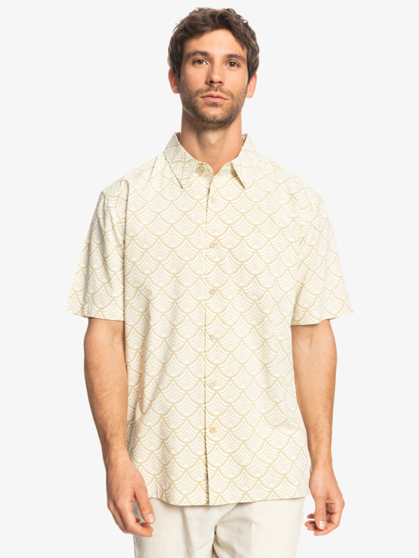 Waterman Typhoon Waves Short Sleeve Shirt
