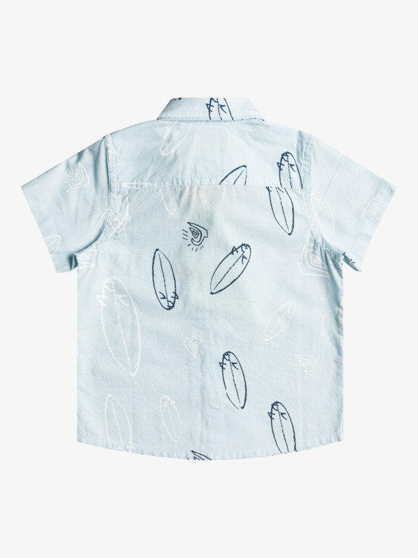 Boy's 2-7 Surfboards Mess Short Sleeve Shirt