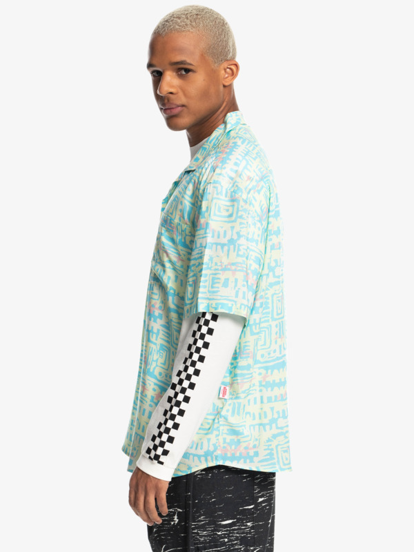 Quiksilver x Stranger Things The Argyle Short Sleeve Shirt