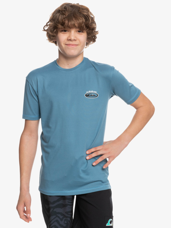 Boy's 8-16 Mix Short Sleeve UPF 50 Surf Tee