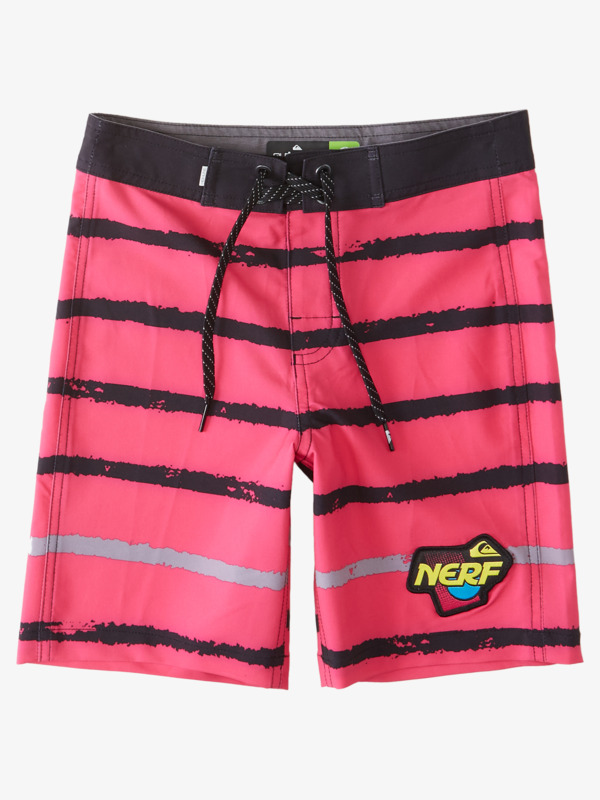 Boy's 2-7 SurfSilk Nerf Striped Out 14" Volleys