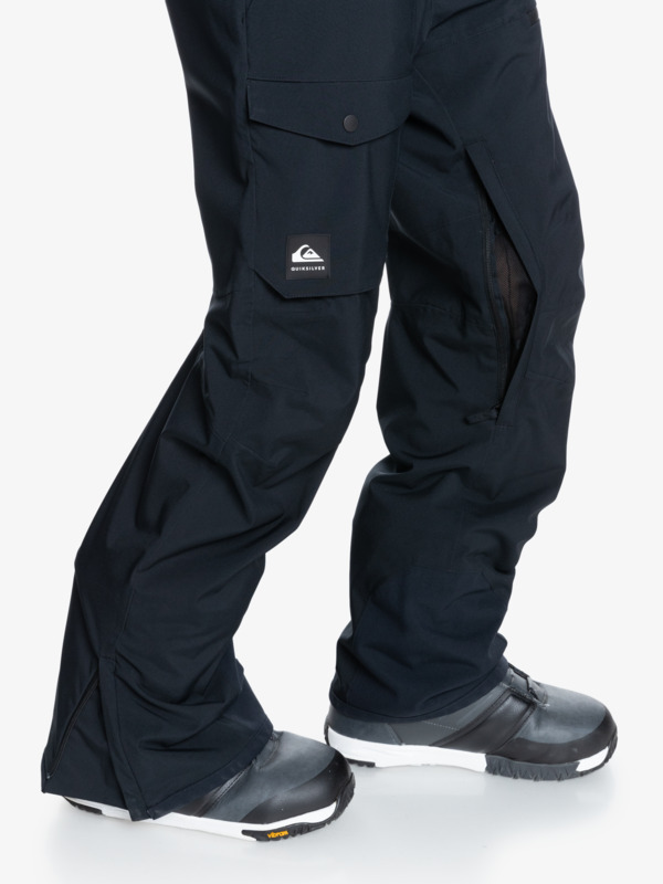 Utility Shell Black Snow Pants
