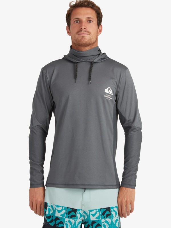 Waterman Angler Hooded Long Sleeve UPF 50 Surf T-Shirt