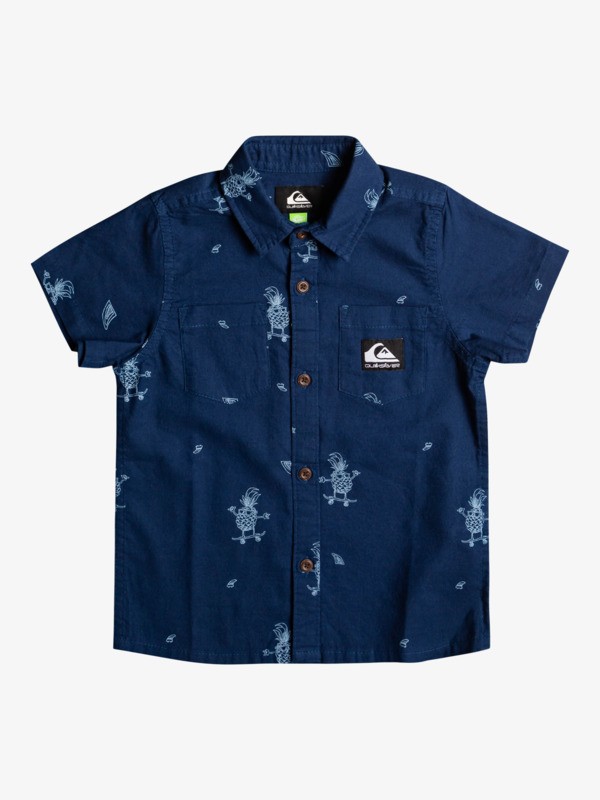 Boy's 2-7 Hello You Short Sleeve Shirt