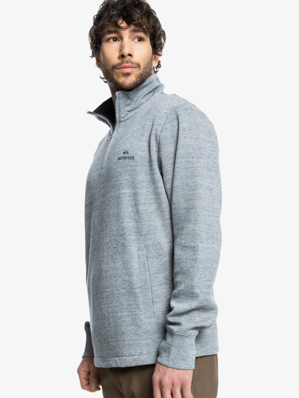 Waterman Pointsurf Zip Mock Neck Sweatshirt