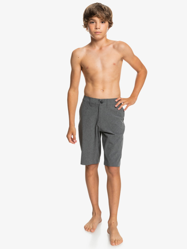 Boy's 8-16 Union Heather Amphibian 19" Hybrid Shorts