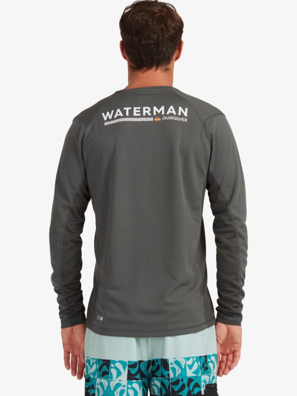 Waterman Bamboo Check Long Sleeve UPF 50 Surf Tee