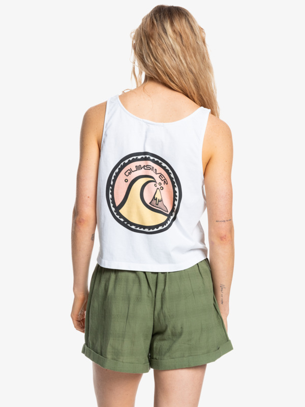 Quiksilver Womens Organic Crop Tank Top