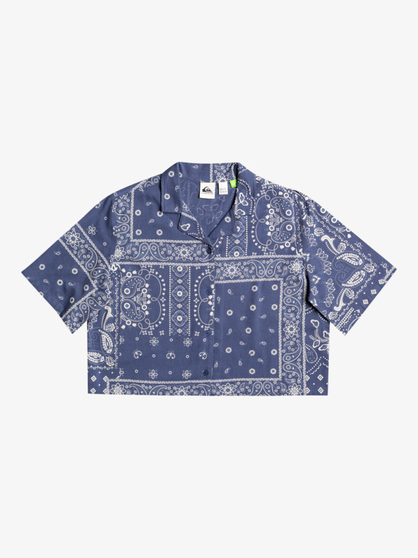 Quiksilver Womens Sun Club Cropped T-Shirt