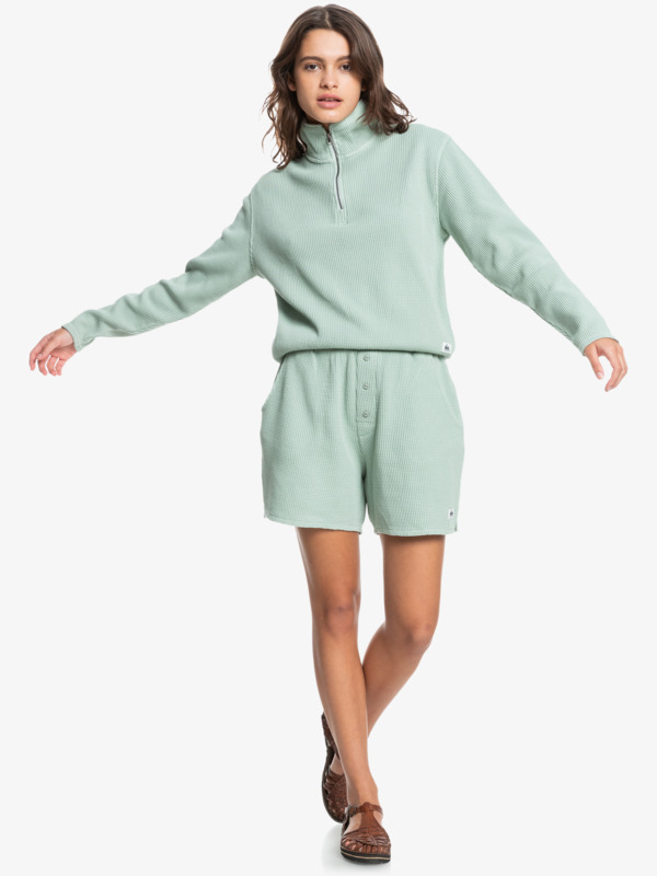 Quiksilver Womens Sunshine Land Half-Zip Sweatshirt