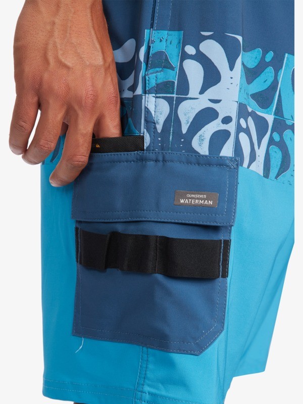 Waterman Angler Stripe 20" Beachshorts