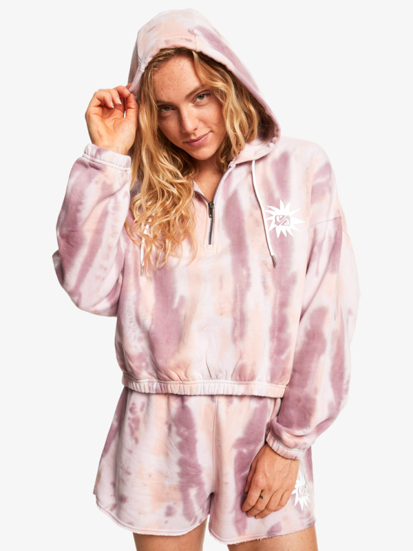 Quiksilver Womens Sunlight Talk Half-Zip Hoodie