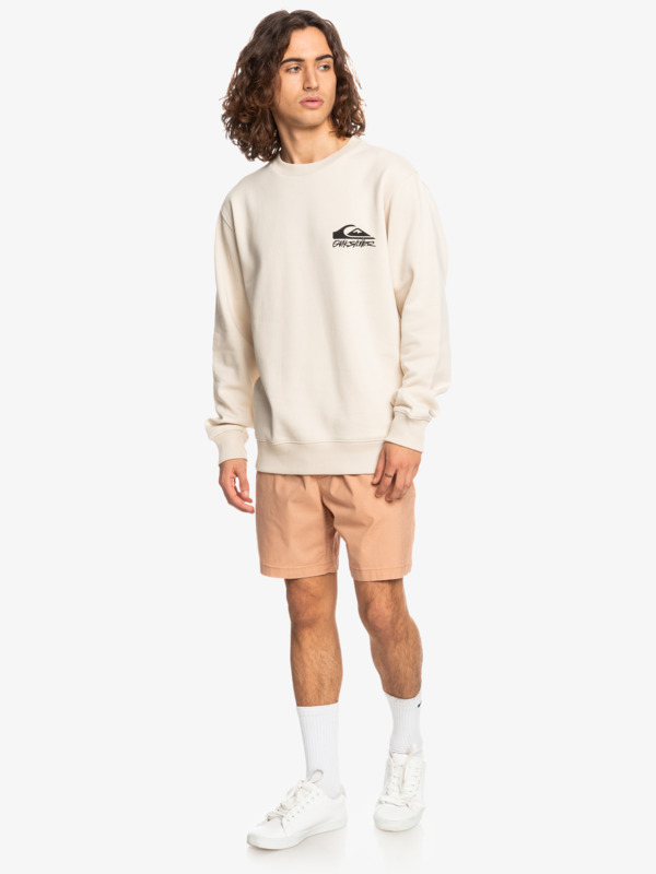 Checker Stamp Crewneck Sweatshirt