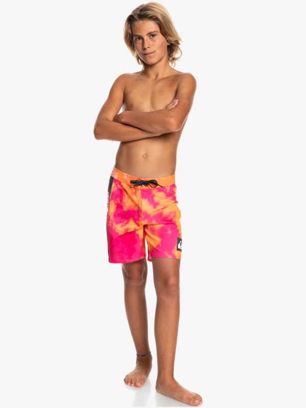 Boy's 8-16 SurfSilk Acid Wash 15" Boardshorts