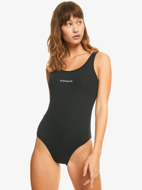 Quiksilver Womens Logo Tank One Piece Swimsuit