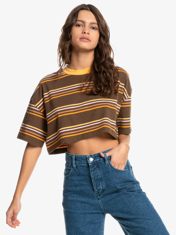 Quiksilver Womens Road Song Crop T-Shirt