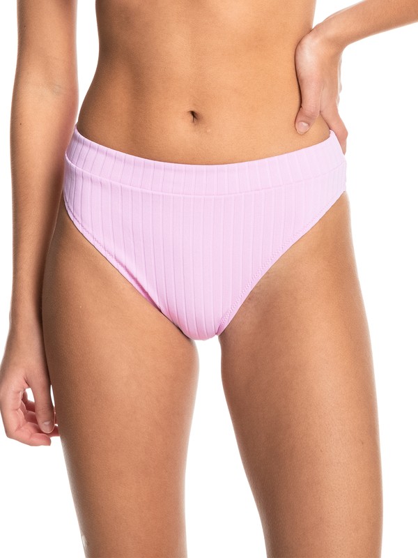 Quiksilver Womens Logo High Waist Bikini Bottoms