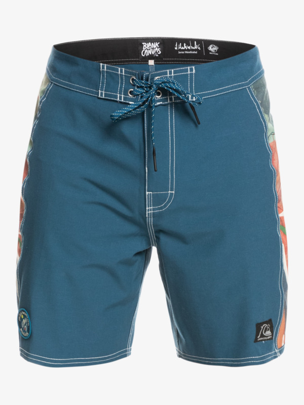 HEMPSTRETCH Original Arch Blank Canvas 18" Boardshorts