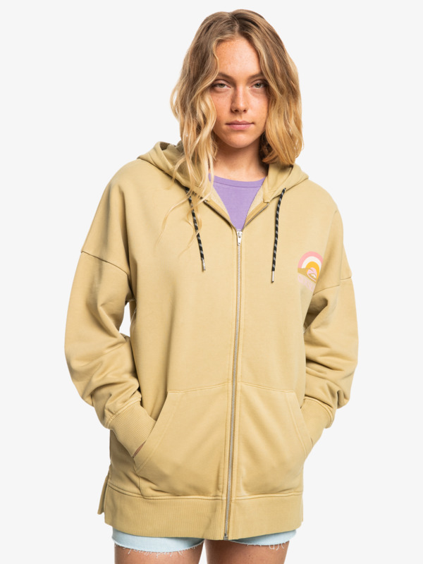 Quiksilver Womens Wild West End Zip-Up Hoodie