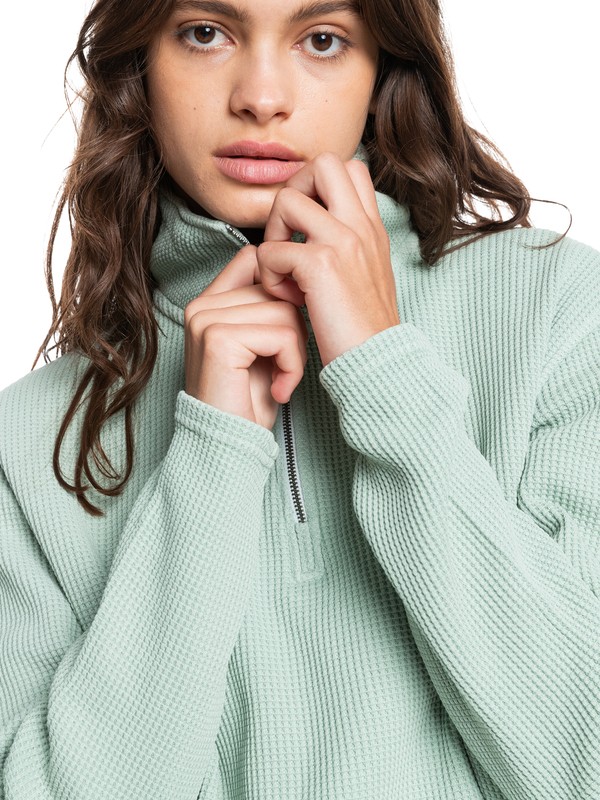 Quiksilver Womens Sunshine Land Half-Zip Sweatshirt