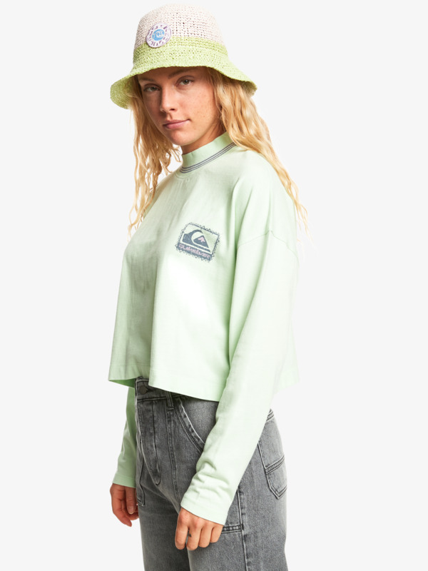 90s Crop - Long Sleeve Crop T-Shirt for Women