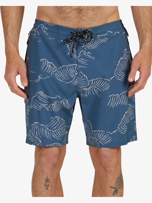 Waterman Paddler Print 19" Boardshorts