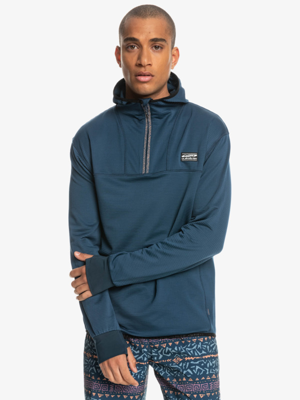 Steep Point Quarter-Zip Fleece Hoodie