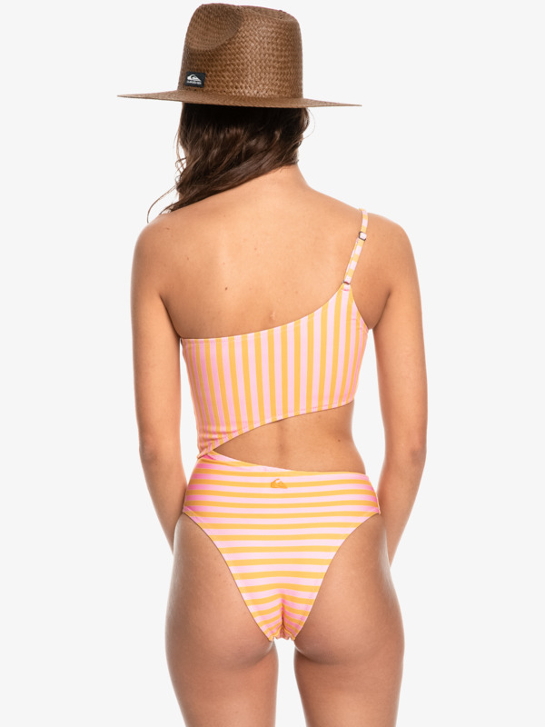 Quiksilver Womens Classic One Shoulder One Piece Swimsuit