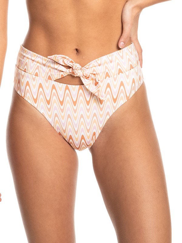 Quiksilver Womens Classic High Waist Tie Bikini Bottoms