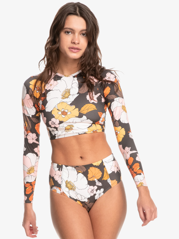 Quiksilver Womens Classic Long Sleeve Crop Surf Set