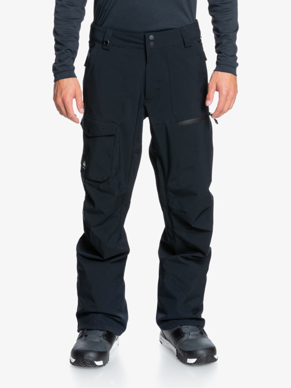 Utility Shell Black Snow Pants