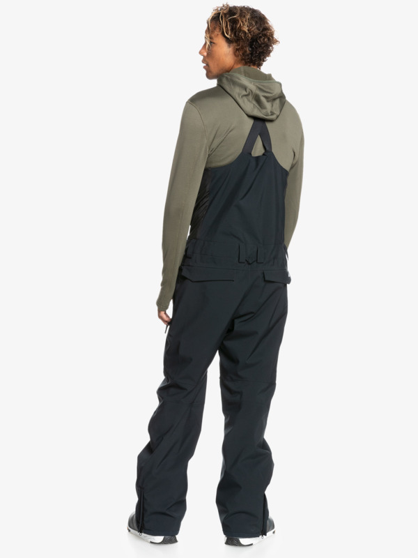 Utility Shell Black Snow Bib Pants