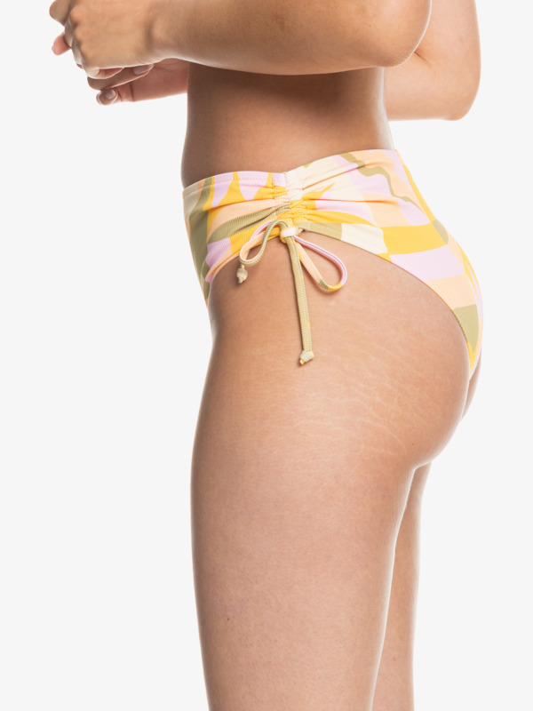 Quiksilver Womens Classic High Waist Ruched Bikini Bottoms